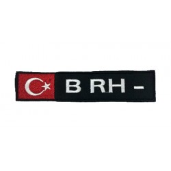 B RH (-) Negatif Bayraklı Patches Arma Yama Peç B RH (-) Negatif Bayraklı Patches Arma Yama Peç