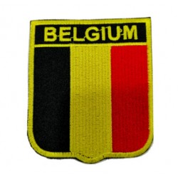 Belçika Bayraklı Patches Arma Peç Kot Yaması 