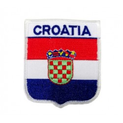 Hırvatistan Bayraklı Patches Arma Peç Kot Yaması 