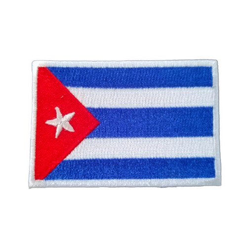 Küba Bayraklı Patches Arma Peç Kot Yaması 1