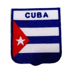 Küba Bayraklı Patches Arma Peç Kot Yaması 