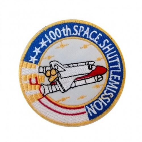 Nasa 100th Space Shuttle Mission Patches Arma Peç Kot Yaması