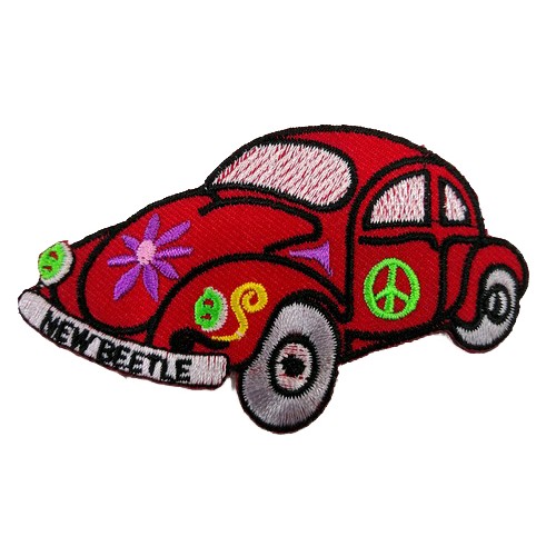 Vosvos Volkswagen New Beetle Red Patches Arma Peç Kot Yaması