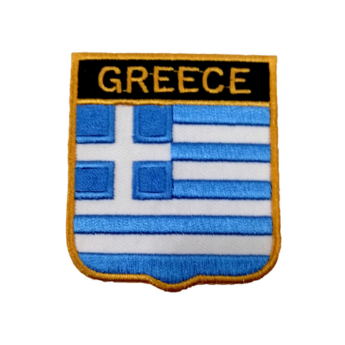 Yunanistan Bayraklı Patches Arma Peç Kot Yaması 
